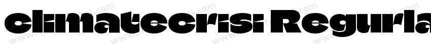 climatecrisi Regurlar字体转换